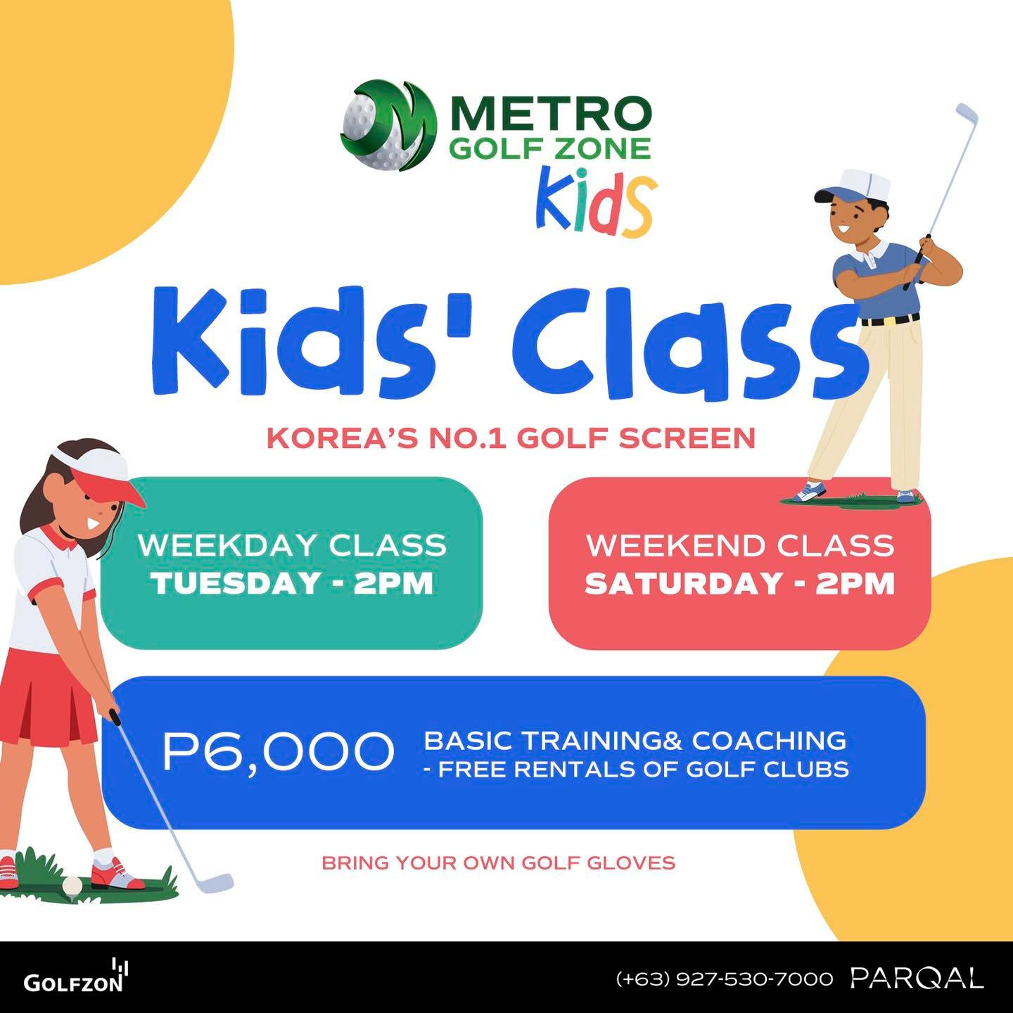 METRO GOLF ZONE Kids'class