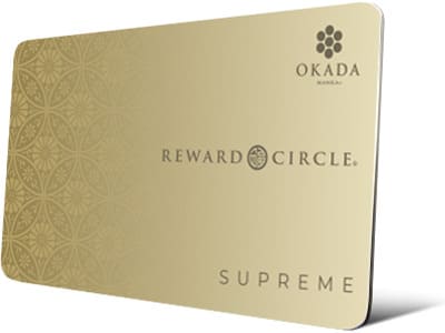 オカダマニラ-リワードサークル会員カード-ランク：Supreme