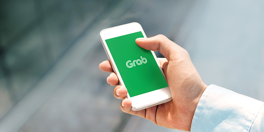 配車アプリ（Grab）使用イメージ画像